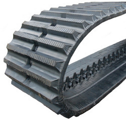 Rubber track for a Caterpillar excavator. 
Product Name: Rubber Track to fit Caterpillar MXR50 - Viqan Replacement Tracks & Undercarriage Parts for Heavy Equipment