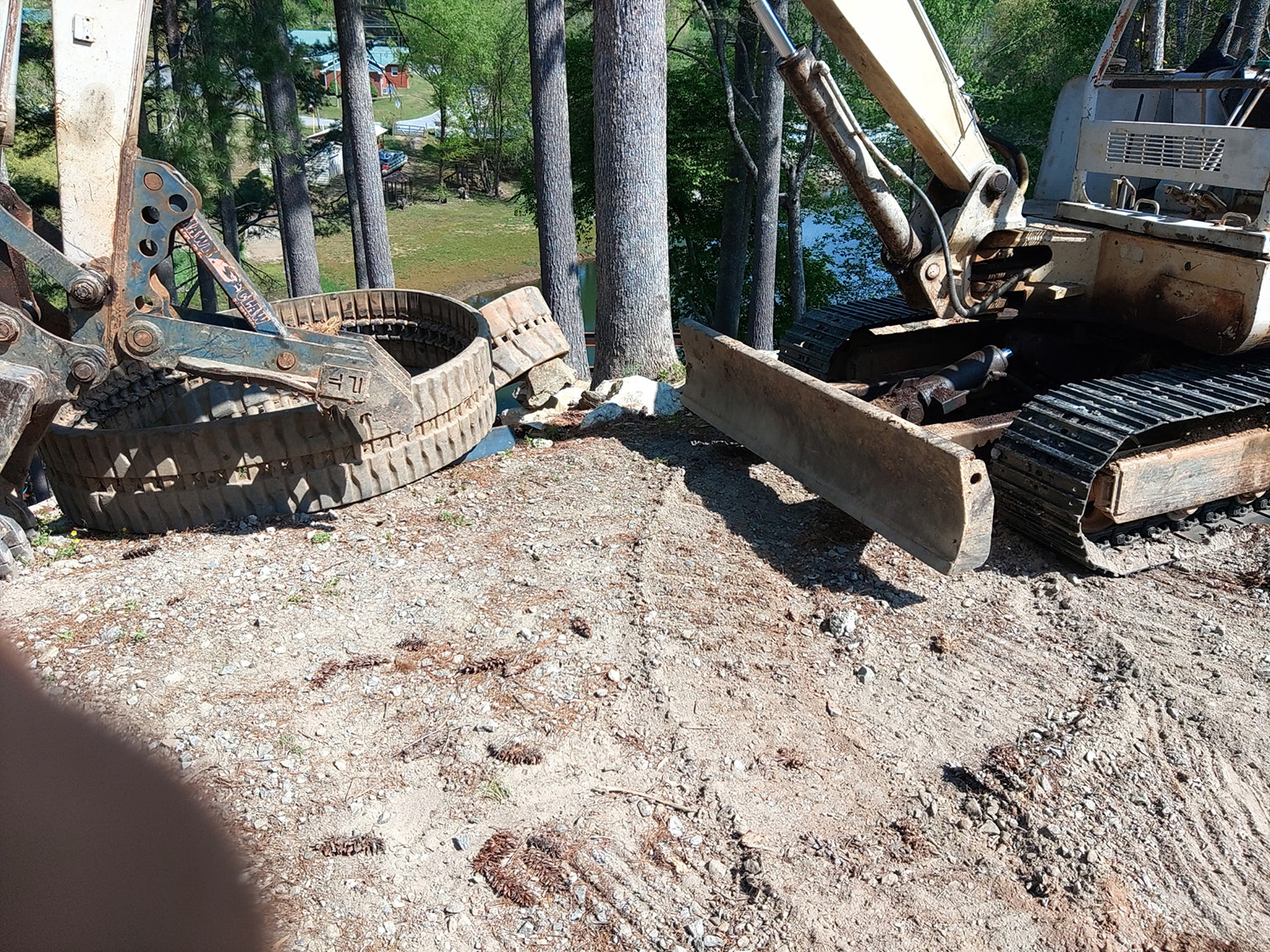 Takeuchi TB045 Steel Tracks - VIQAN Replacement Parts for Heavy Equipment - Rubber and Steel Tracks
