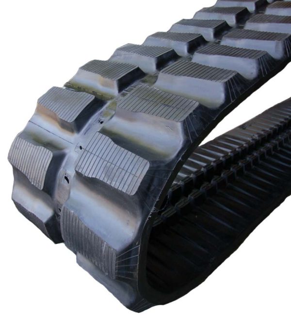 This image features a Bobcat X445 rubber track, commonly used for tractors or Bobcats. - Viqan Replacement Tracks & Undercarriage Parts for Heavy Equipment This image features a Bobcat X445 rubber track, commonly used for tractors or Bobcats. - Viqan Replacement Tracks & Undercarriage Parts for Heavy Equipment