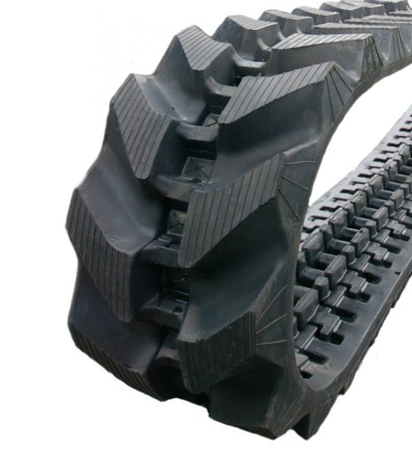 This image features a Rubber Track to fit Mitsubishi BD2J tractor. - Viqan Replacement Tracks & Undercarriage Parts for Heavy Equipment