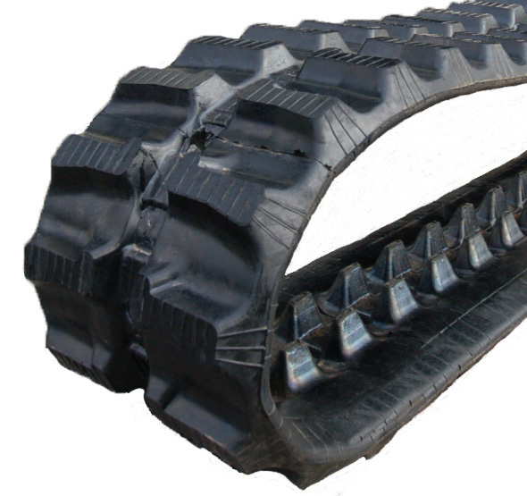 This image shows a Rubber Track to fit Boxer 526DX. - Viqan Replacement Tracks & Undercarriage Parts for Heavy Equipment This image shows a Rubber Track to fit Boxer 526DX. - Viqan Replacement Tracks & Undercarriage Parts for Heavy Equipment