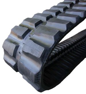 This image shows a Rubber Track to fit Caterpillar 307C. - Viqan Replacement Tracks & Undercarriage Parts for Heavy Equipment