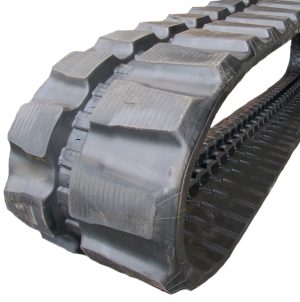 This image shows a Rubber Track to fit Yanmar VIO50-2 excavator. - Viqan Replacement Tracks & Undercarriage Parts for Heavy Equipment