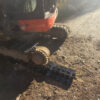 KX040-4B Steel tracks for a Kubota KX040-4