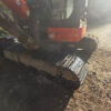 KX040-4C Steel tracks for a Kubota KX040-4