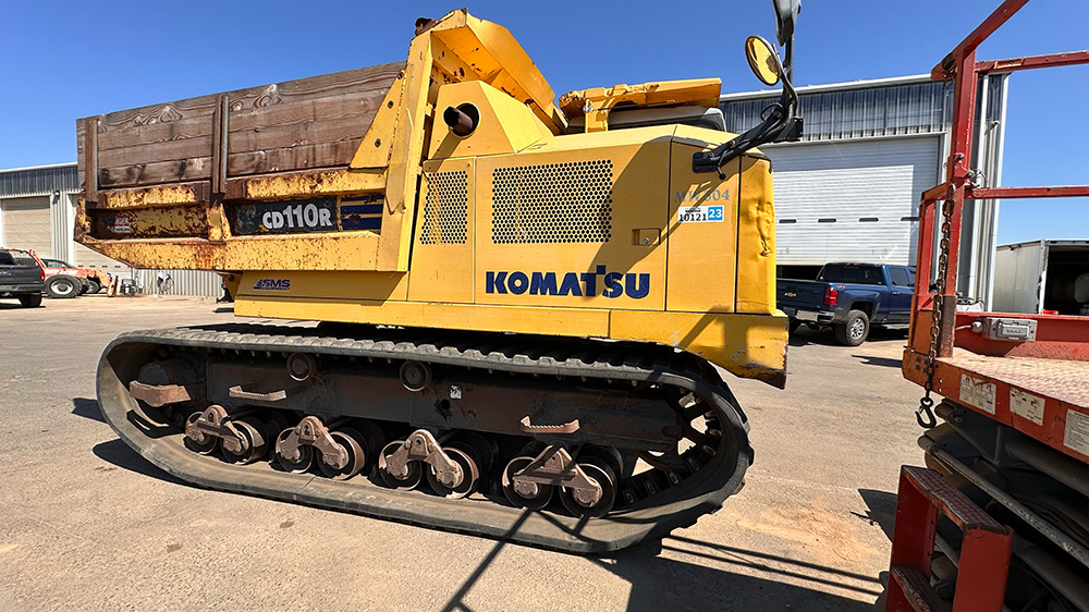 Komatsu CD110R  Rubber Tracks - VIQAN Replacement Parts for Heavy Equipment - Rubber and Steel Tracks