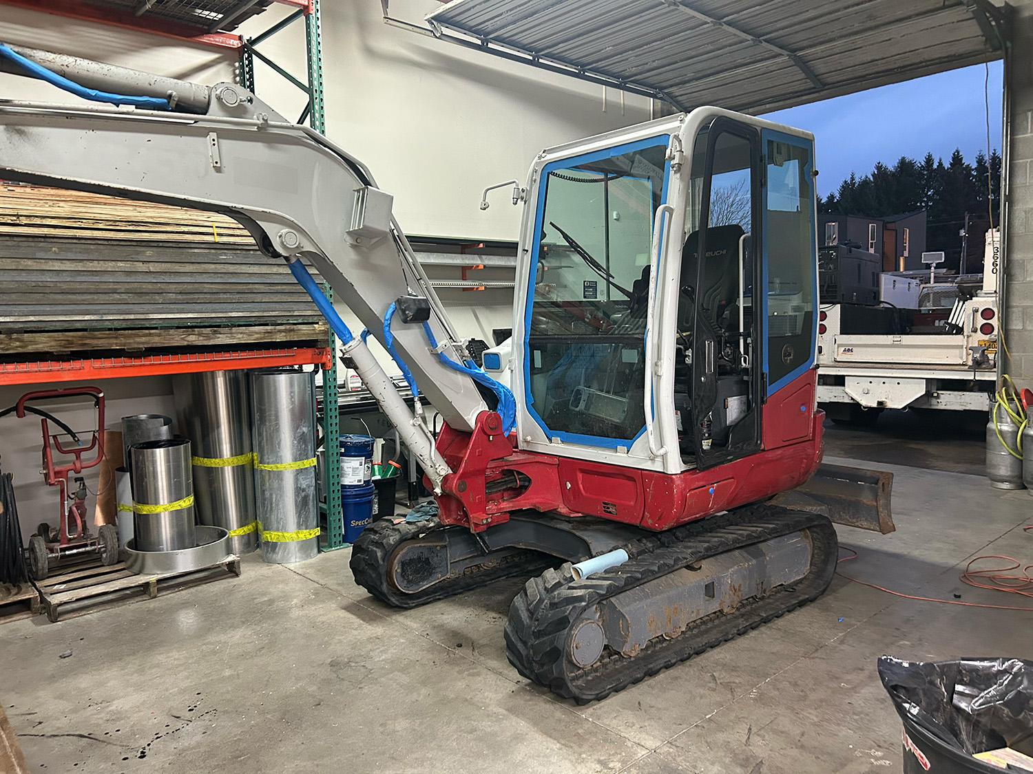 Takeuchi TB240 - Rubber Tracks VIQAN Replacement Parts for Heavy Equipment - Rubber and Steel Tracks